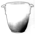 vaso in cotto: h 44 cm diametro 52 cm